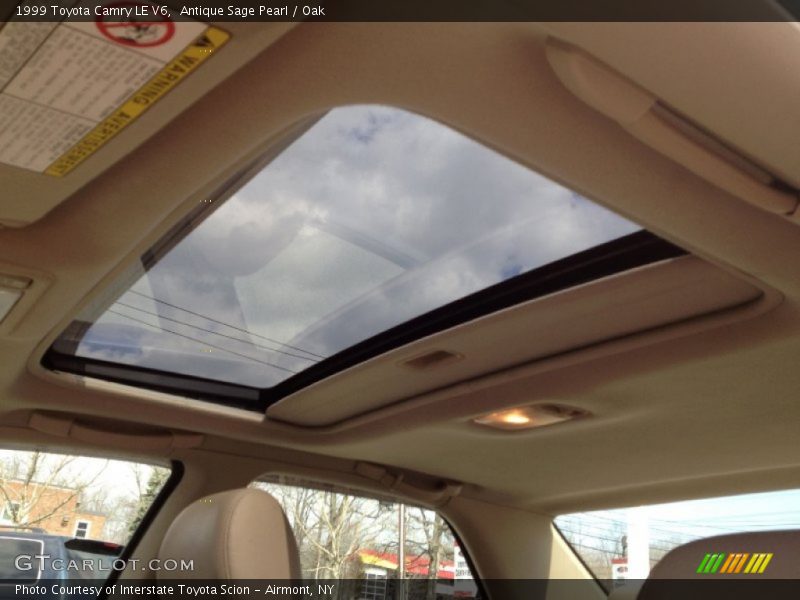 Antique Sage Pearl / Oak 1999 Toyota Camry LE V6