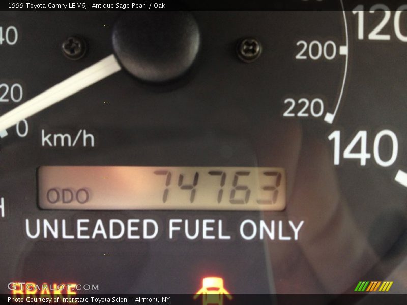 Antique Sage Pearl / Oak 1999 Toyota Camry LE V6