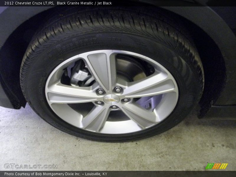 Black Granite Metallic / Jet Black 2012 Chevrolet Cruze LT/RS