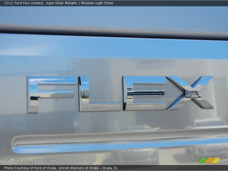 Ingot Silver Metallic / Medium Light Stone 2012 Ford Flex Limited