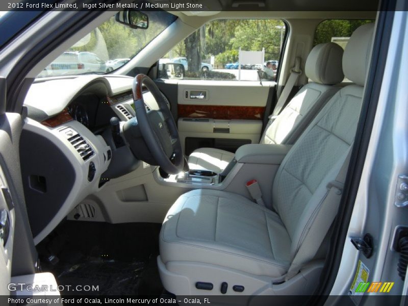 Ingot Silver Metallic / Medium Light Stone 2012 Ford Flex Limited