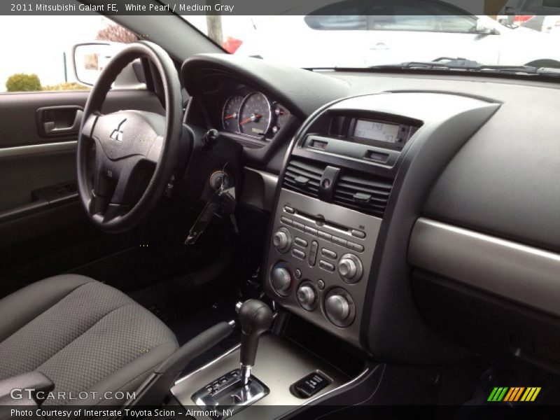 White Pearl / Medium Gray 2011 Mitsubishi Galant FE