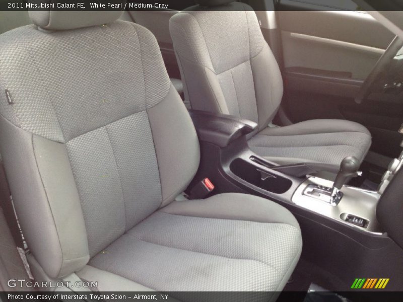 White Pearl / Medium Gray 2011 Mitsubishi Galant FE