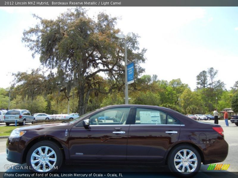 Bordeaux Reserve Metallic / Light Camel 2012 Lincoln MKZ Hybrid