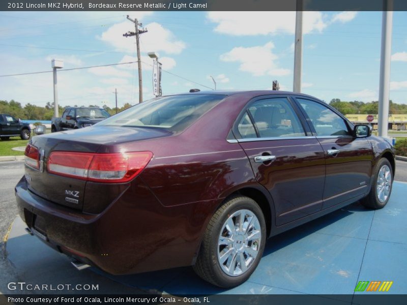 Bordeaux Reserve Metallic / Light Camel 2012 Lincoln MKZ Hybrid