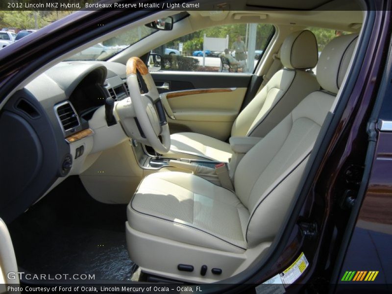  2012 MKZ Hybrid Light Camel Interior