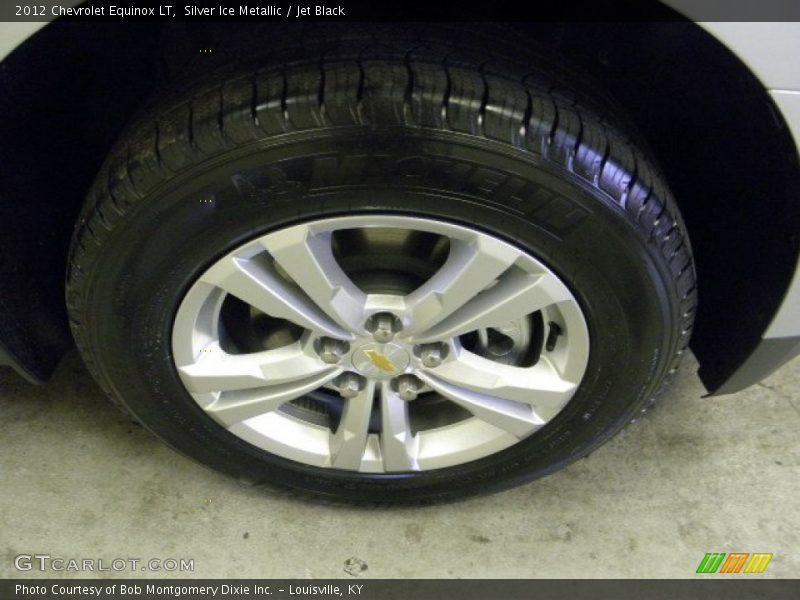 Silver Ice Metallic / Jet Black 2012 Chevrolet Equinox LT