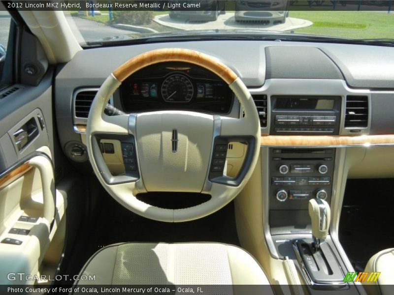 Bordeaux Reserve Metallic / Light Camel 2012 Lincoln MKZ Hybrid