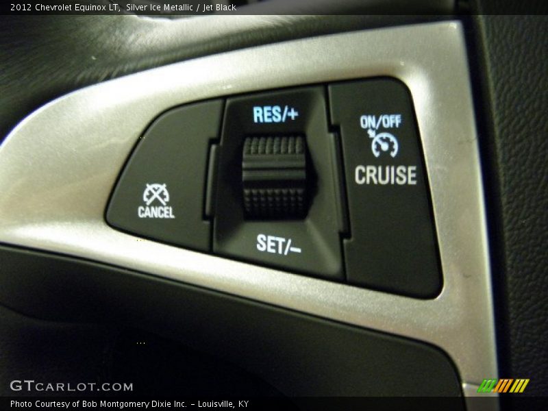 Silver Ice Metallic / Jet Black 2012 Chevrolet Equinox LT