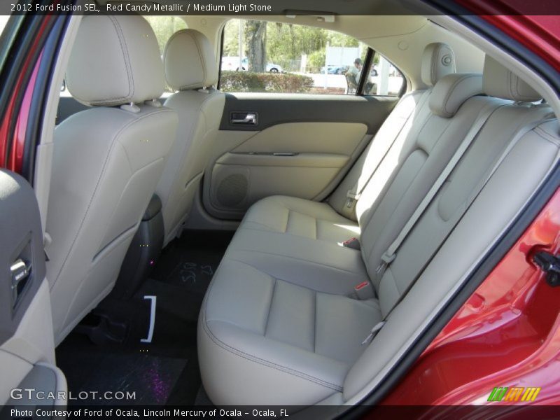 Rear Seat of 2012 Fusion SEL