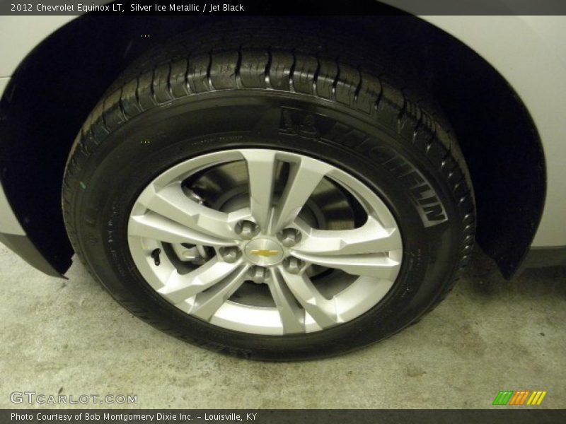 Silver Ice Metallic / Jet Black 2012 Chevrolet Equinox LT