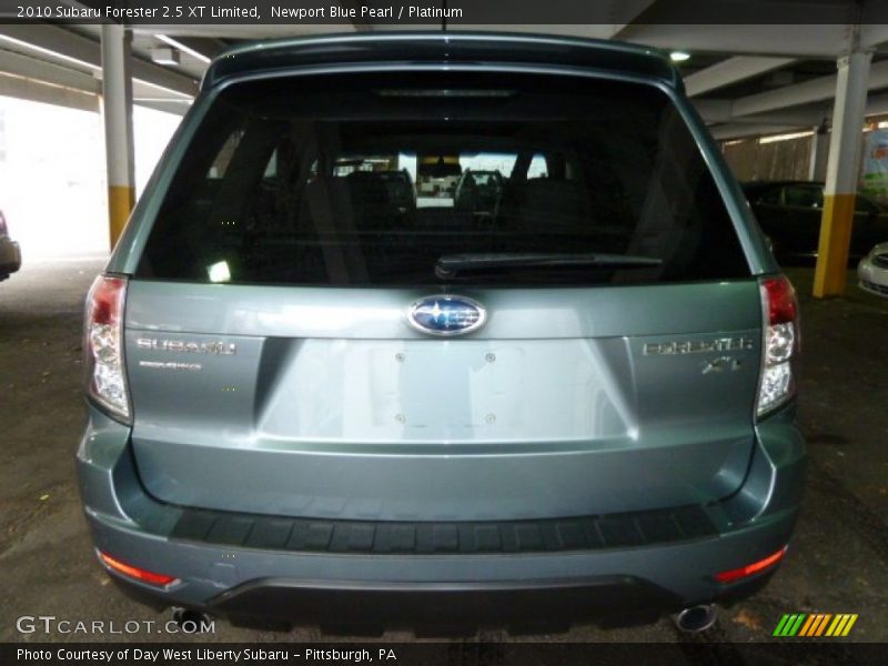 Newport Blue Pearl / Platinum 2010 Subaru Forester 2.5 XT Limited