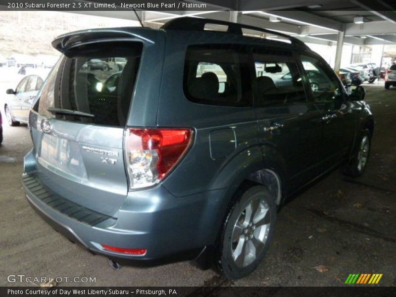 Newport Blue Pearl / Platinum 2010 Subaru Forester 2.5 XT Limited