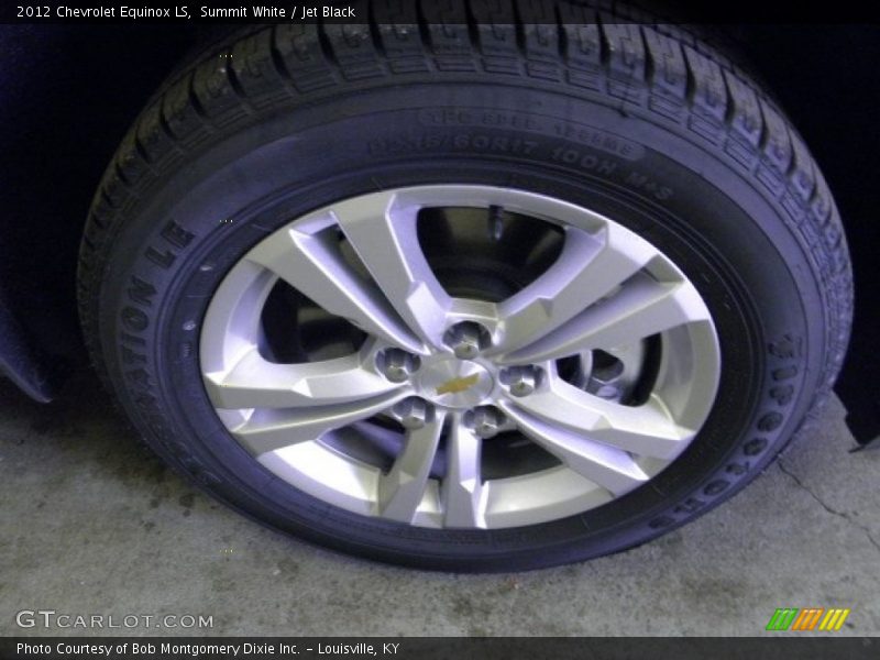 Summit White / Jet Black 2012 Chevrolet Equinox LS