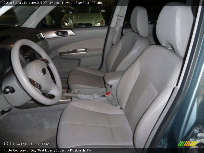 Newport Blue Pearl / Platinum 2010 Subaru Forester 2.5 XT Limited