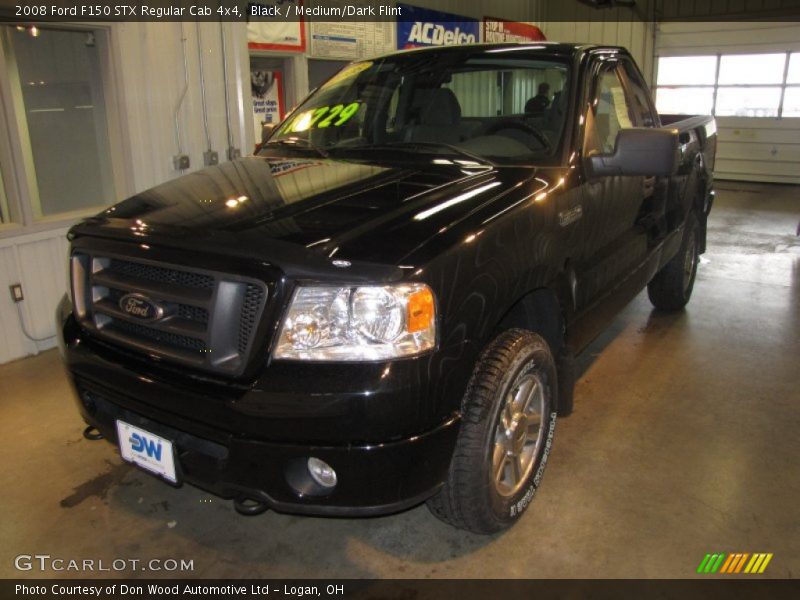 Black / Medium/Dark Flint 2008 Ford F150 STX Regular Cab 4x4