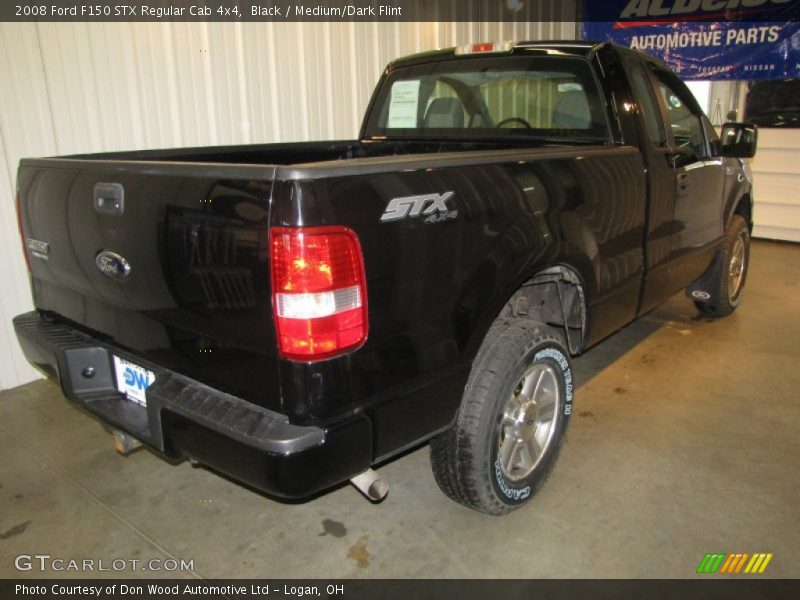 Black / Medium/Dark Flint 2008 Ford F150 STX Regular Cab 4x4