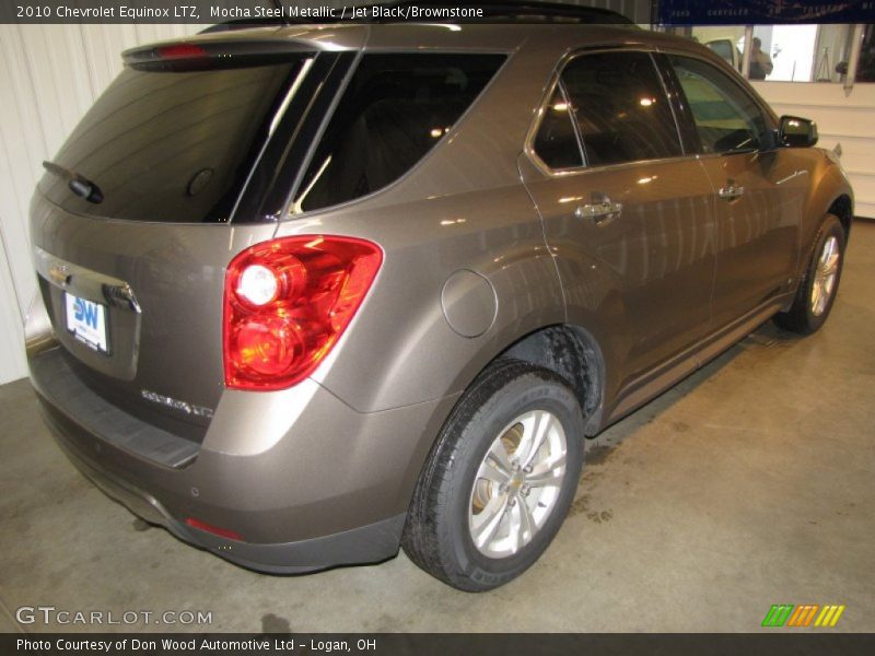 Mocha Steel Metallic / Jet Black/Brownstone 2010 Chevrolet Equinox LTZ