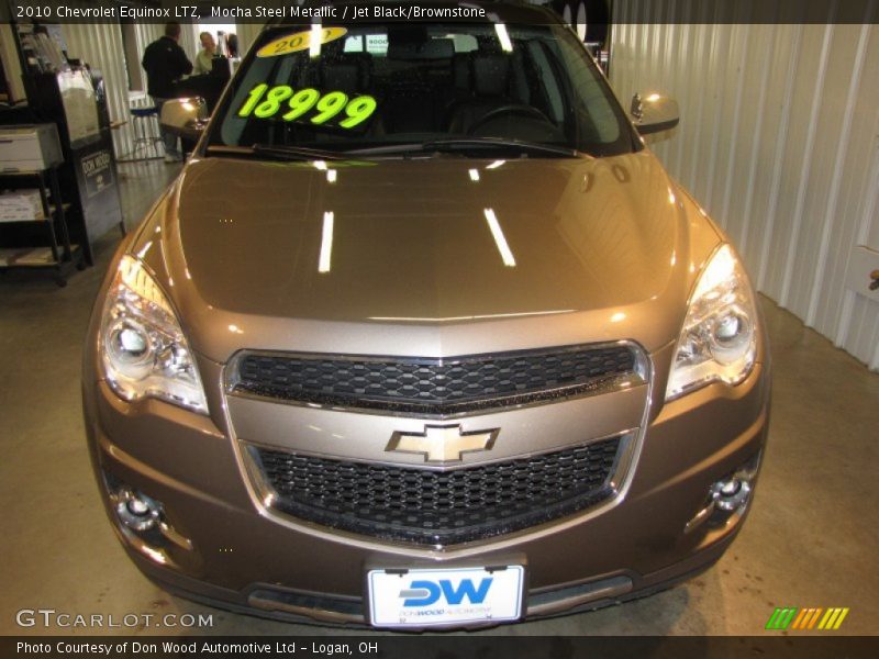 Mocha Steel Metallic / Jet Black/Brownstone 2010 Chevrolet Equinox LTZ