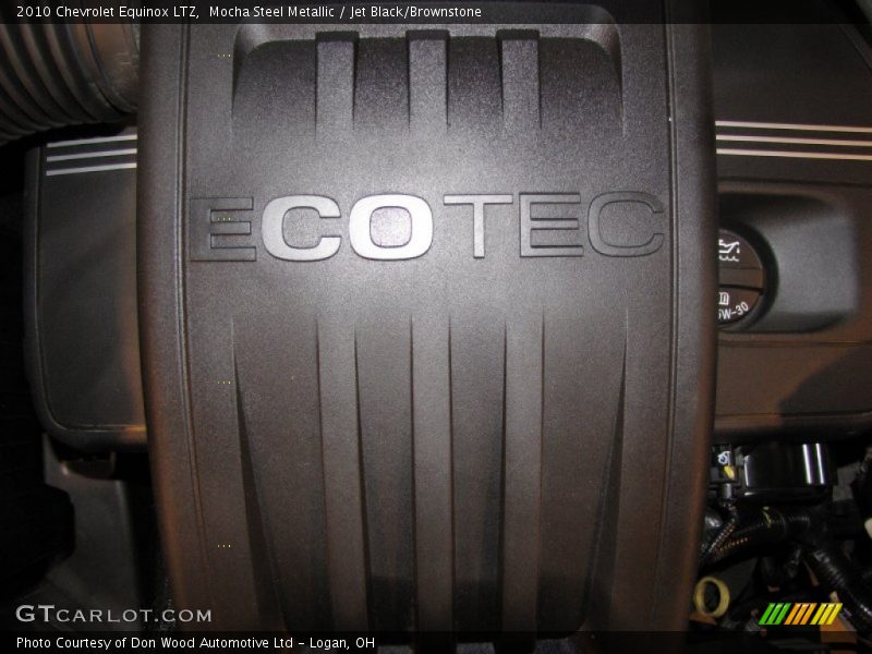 Mocha Steel Metallic / Jet Black/Brownstone 2010 Chevrolet Equinox LTZ