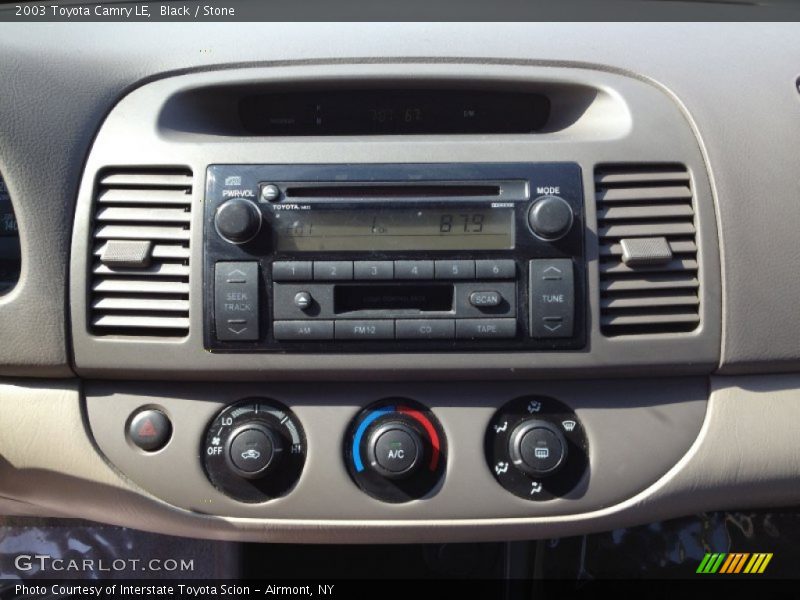 Black / Stone 2003 Toyota Camry LE