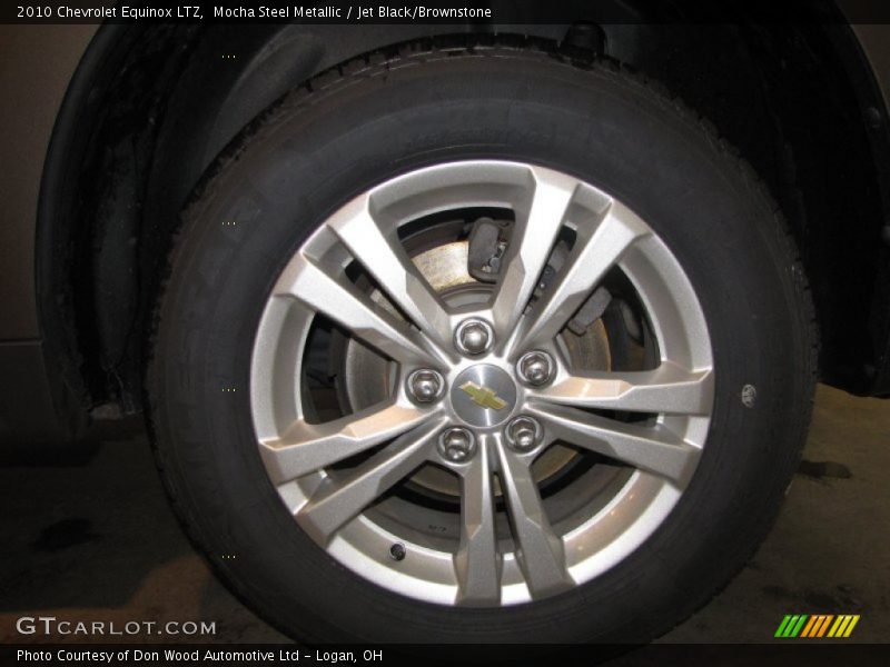 Mocha Steel Metallic / Jet Black/Brownstone 2010 Chevrolet Equinox LTZ