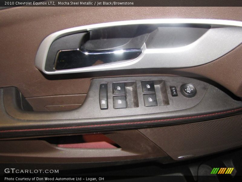 Mocha Steel Metallic / Jet Black/Brownstone 2010 Chevrolet Equinox LTZ