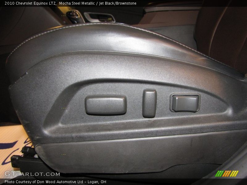 Mocha Steel Metallic / Jet Black/Brownstone 2010 Chevrolet Equinox LTZ