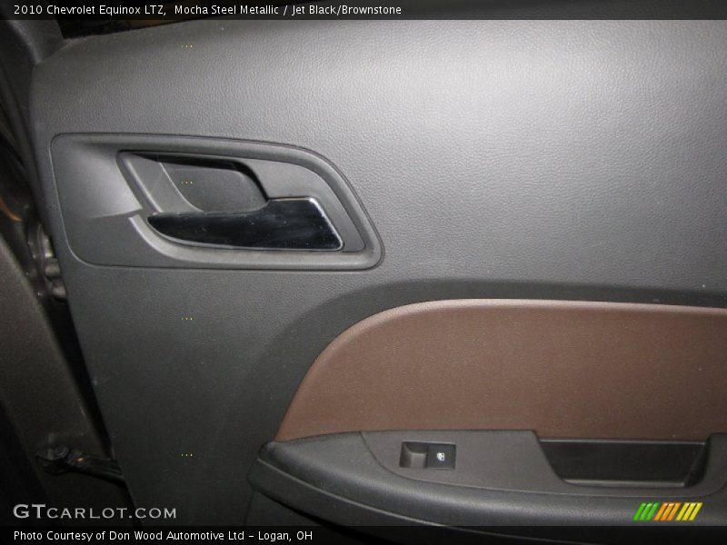 Mocha Steel Metallic / Jet Black/Brownstone 2010 Chevrolet Equinox LTZ