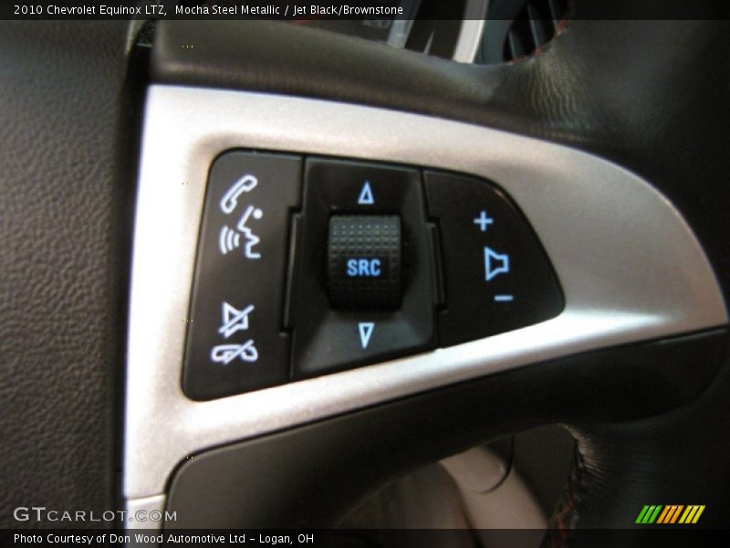 Mocha Steel Metallic / Jet Black/Brownstone 2010 Chevrolet Equinox LTZ