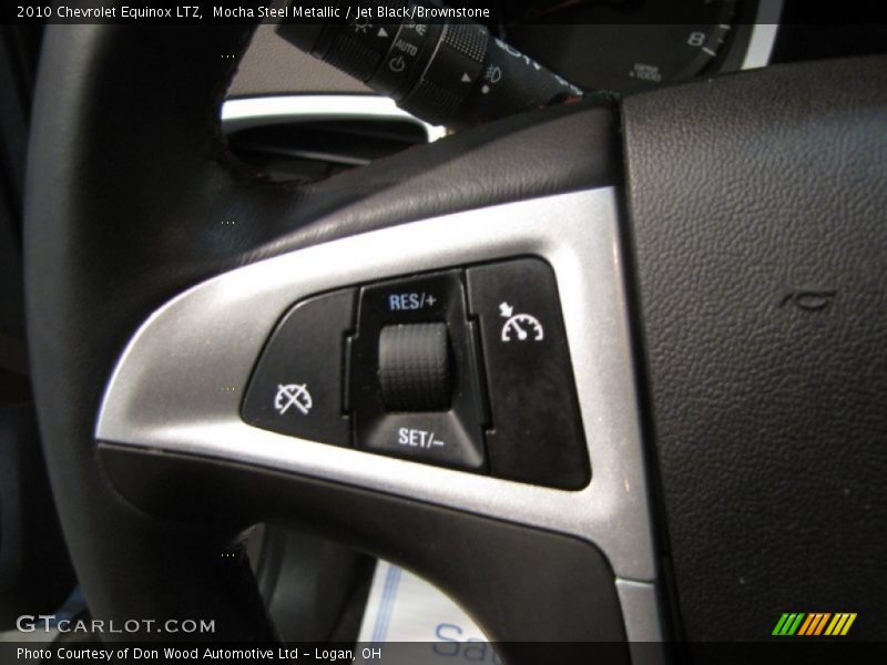 Mocha Steel Metallic / Jet Black/Brownstone 2010 Chevrolet Equinox LTZ
