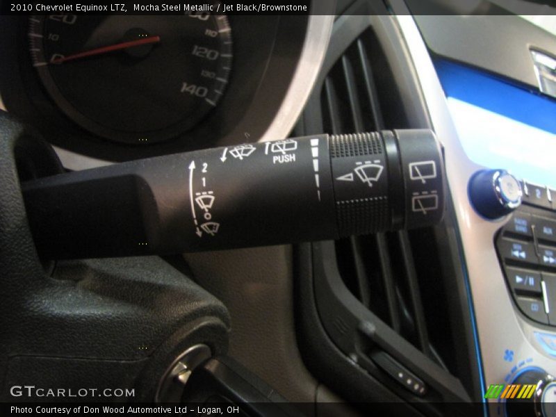 Mocha Steel Metallic / Jet Black/Brownstone 2010 Chevrolet Equinox LTZ