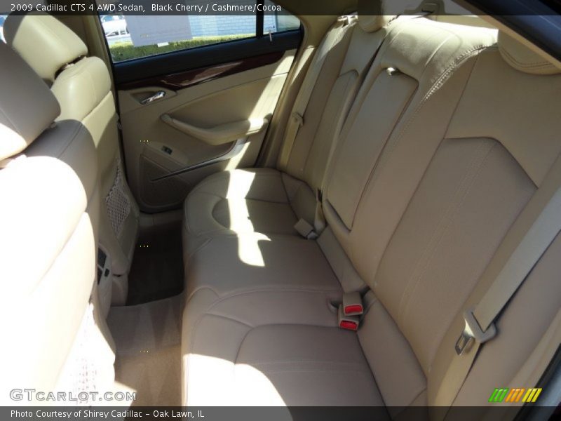 Black Cherry / Cashmere/Cocoa 2009 Cadillac CTS 4 AWD Sedan