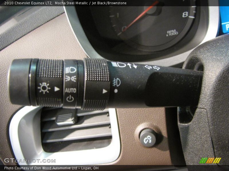 Mocha Steel Metallic / Jet Black/Brownstone 2010 Chevrolet Equinox LTZ