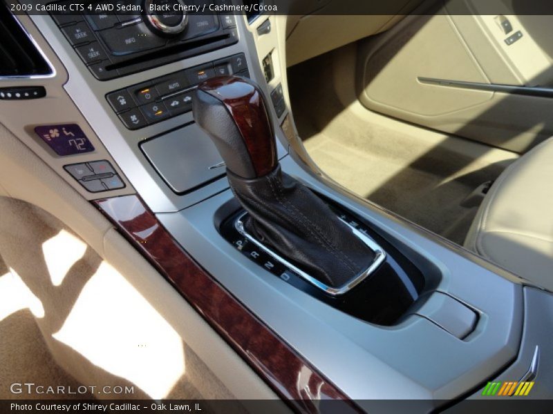 Black Cherry / Cashmere/Cocoa 2009 Cadillac CTS 4 AWD Sedan