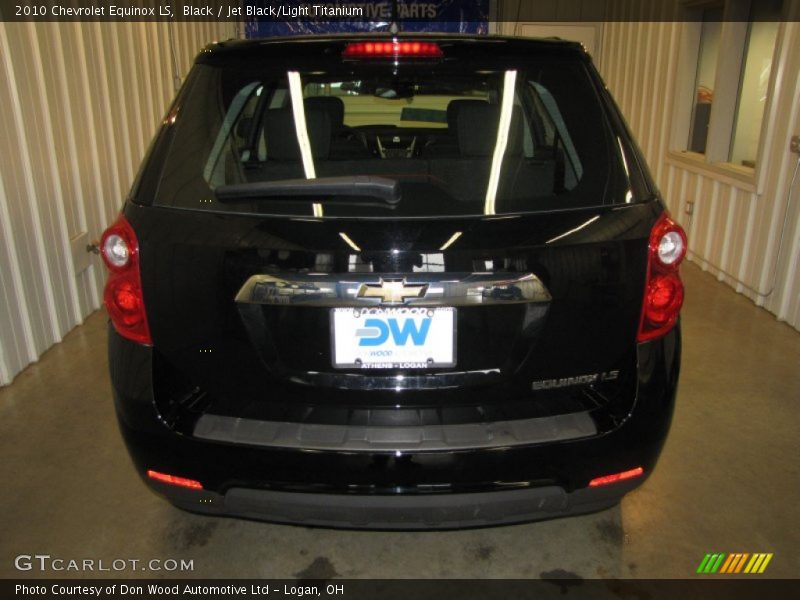 Black / Jet Black/Light Titanium 2010 Chevrolet Equinox LS