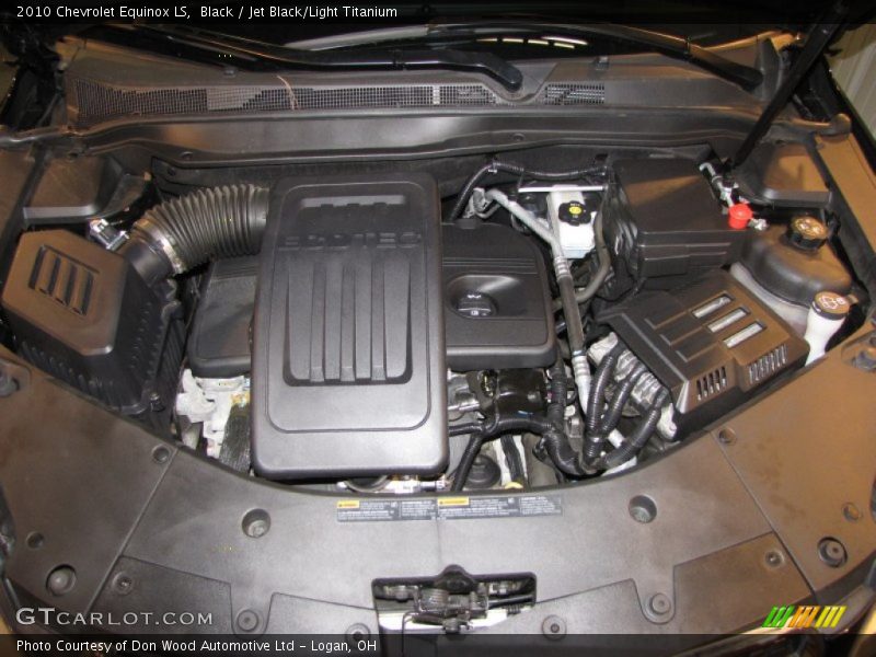 Black / Jet Black/Light Titanium 2010 Chevrolet Equinox LS