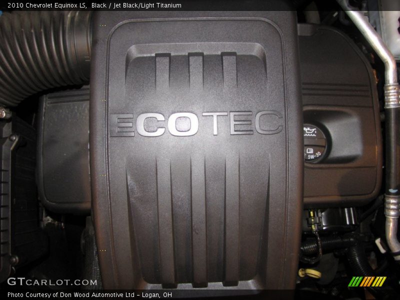 Black / Jet Black/Light Titanium 2010 Chevrolet Equinox LS