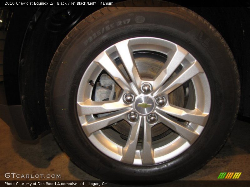 Black / Jet Black/Light Titanium 2010 Chevrolet Equinox LS
