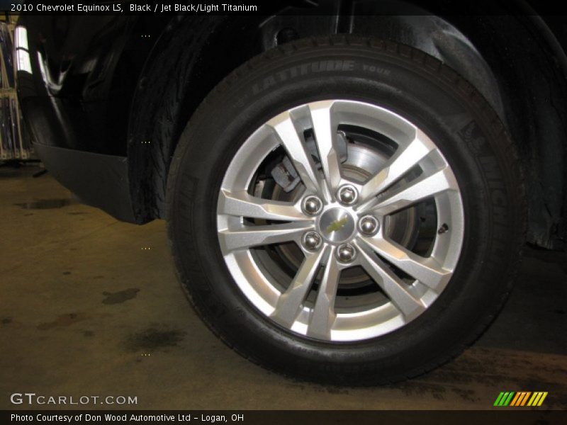 Black / Jet Black/Light Titanium 2010 Chevrolet Equinox LS