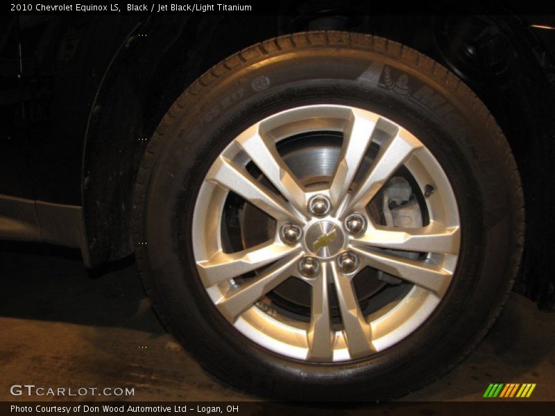 Black / Jet Black/Light Titanium 2010 Chevrolet Equinox LS