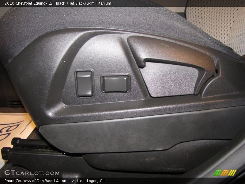 Black / Jet Black/Light Titanium 2010 Chevrolet Equinox LS