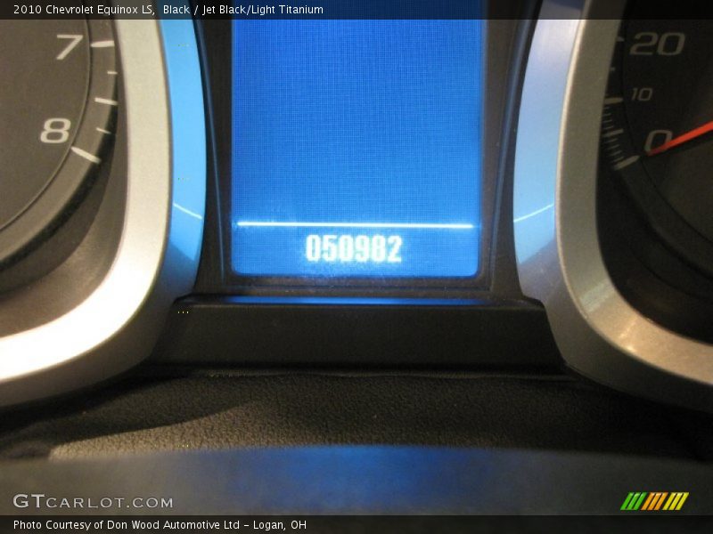 Black / Jet Black/Light Titanium 2010 Chevrolet Equinox LS