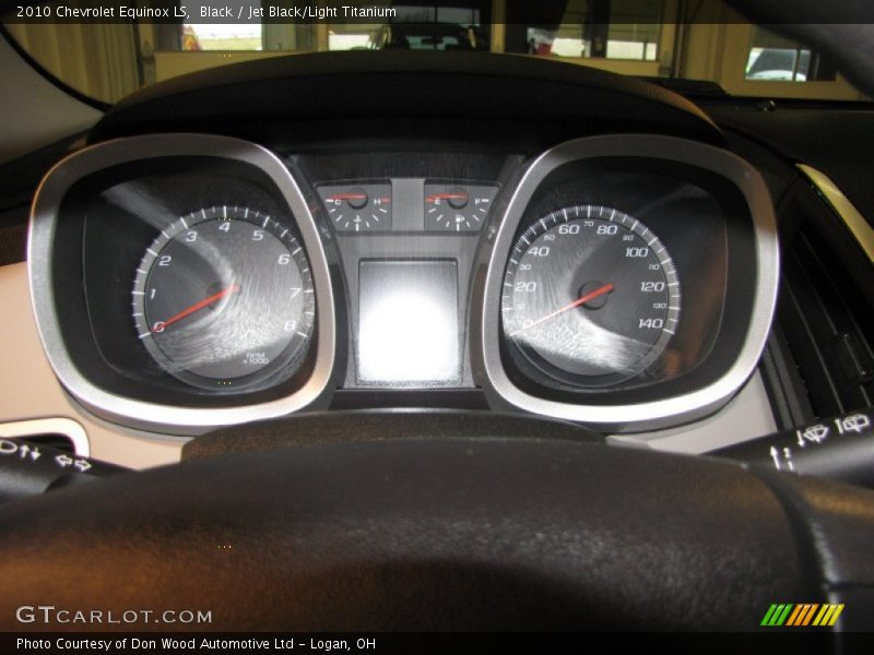 Black / Jet Black/Light Titanium 2010 Chevrolet Equinox LS
