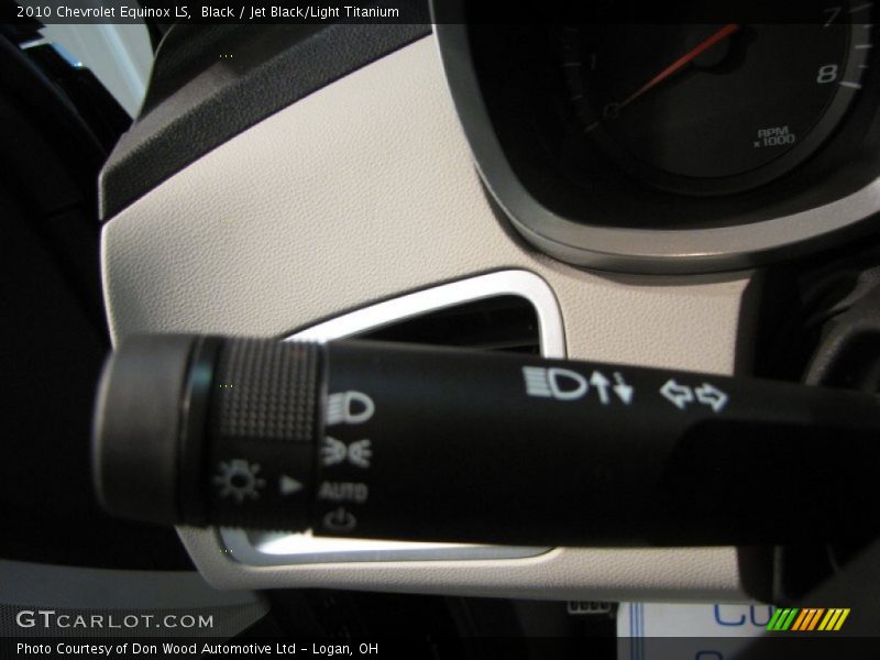 Black / Jet Black/Light Titanium 2010 Chevrolet Equinox LS