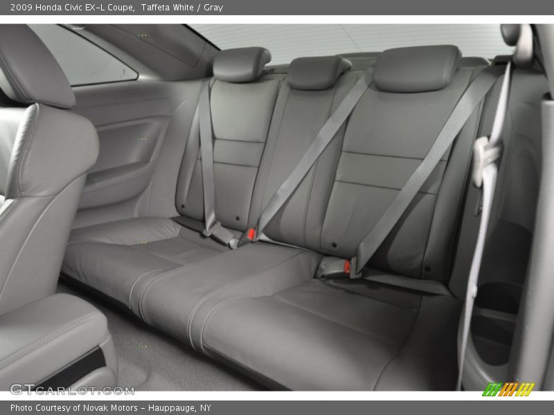  2009 Civic EX-L Coupe Gray Interior