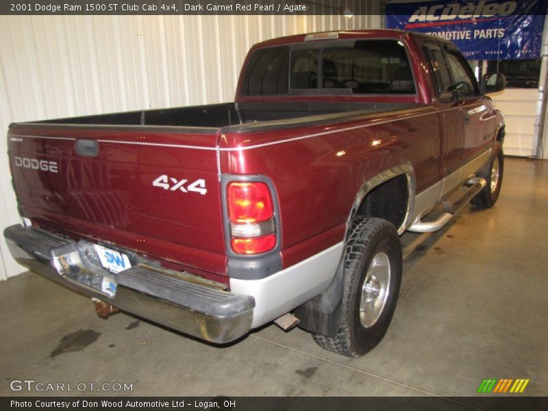 Dark Garnet Red Pearl / Agate 2001 Dodge Ram 1500 ST Club Cab 4x4