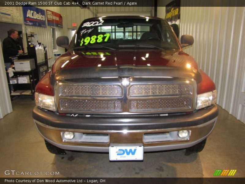 Dark Garnet Red Pearl / Agate 2001 Dodge Ram 1500 ST Club Cab 4x4