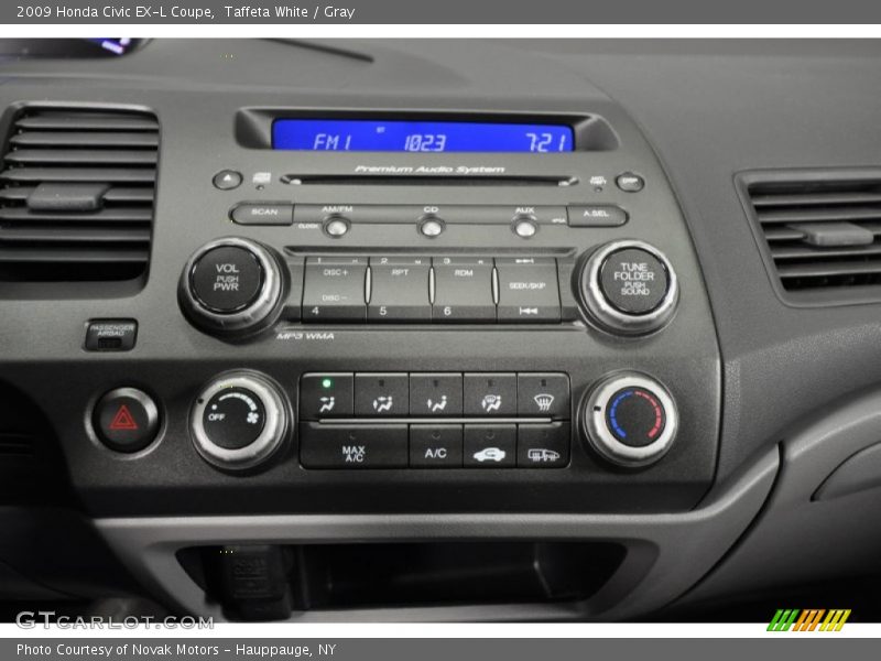 Controls of 2009 Civic EX-L Coupe