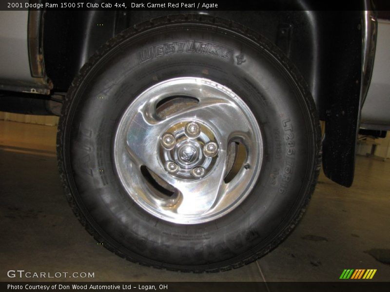 Dark Garnet Red Pearl / Agate 2001 Dodge Ram 1500 ST Club Cab 4x4